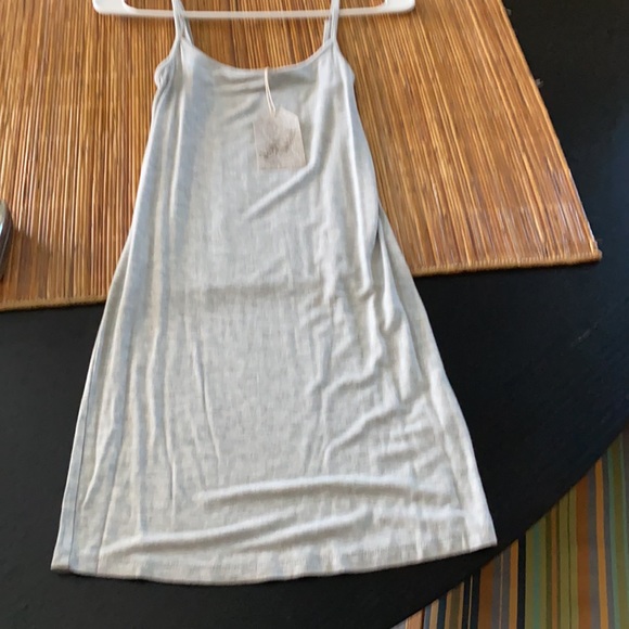 Size small buttery soft gray t shirt dress - Picture 3 of 3
